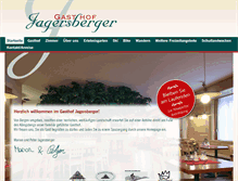 Tablet Screenshot of gasthof-jagersberger.at